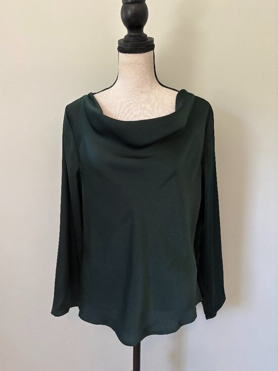 Gemma + Jane Tops - Gemma + Jane Cowl Neck Blouse — NWT — M